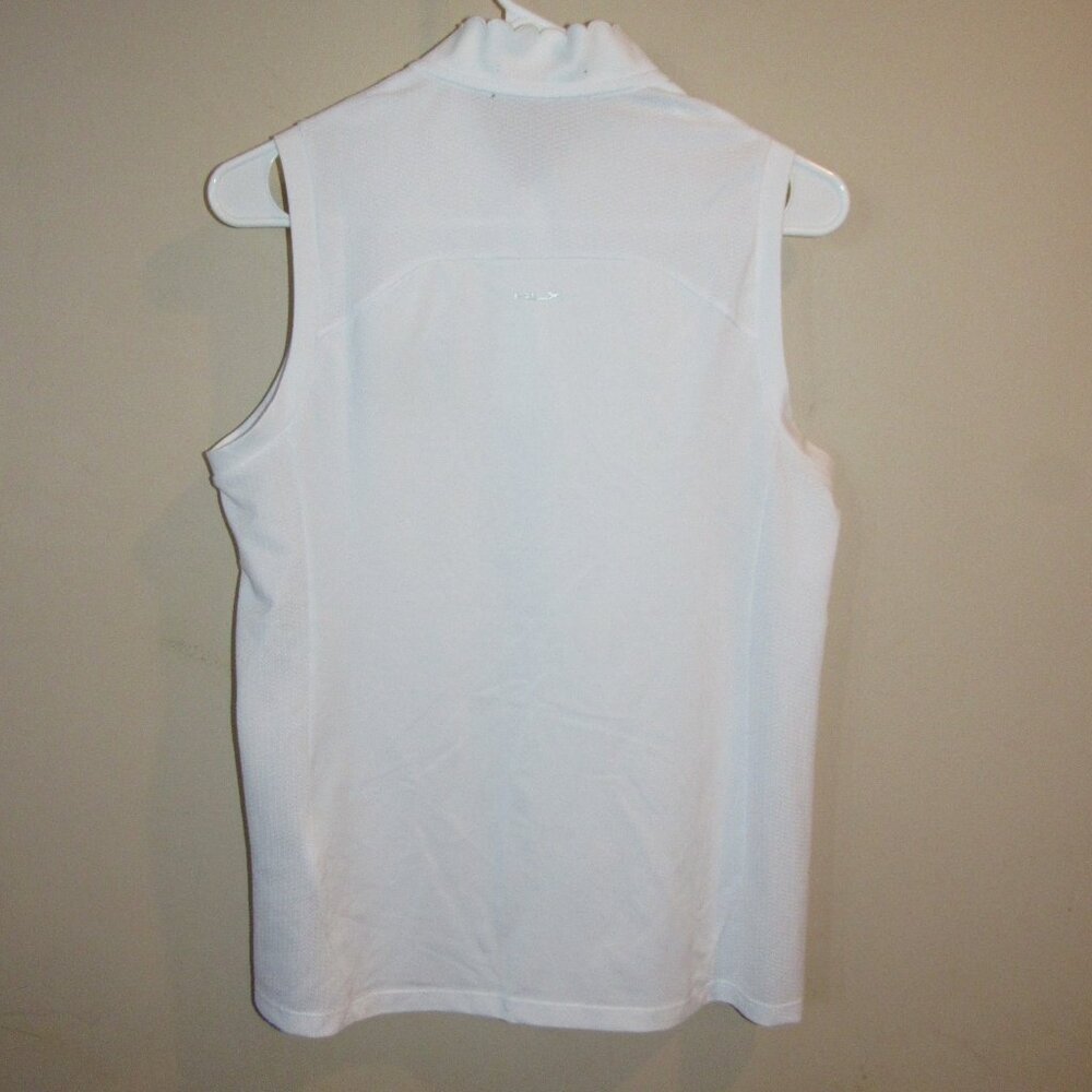 Ralph Lauren RLX 122nd US Open The Country Club Sleeveless 1/4 Zip Polo Shirt M - Picture 3 of 5